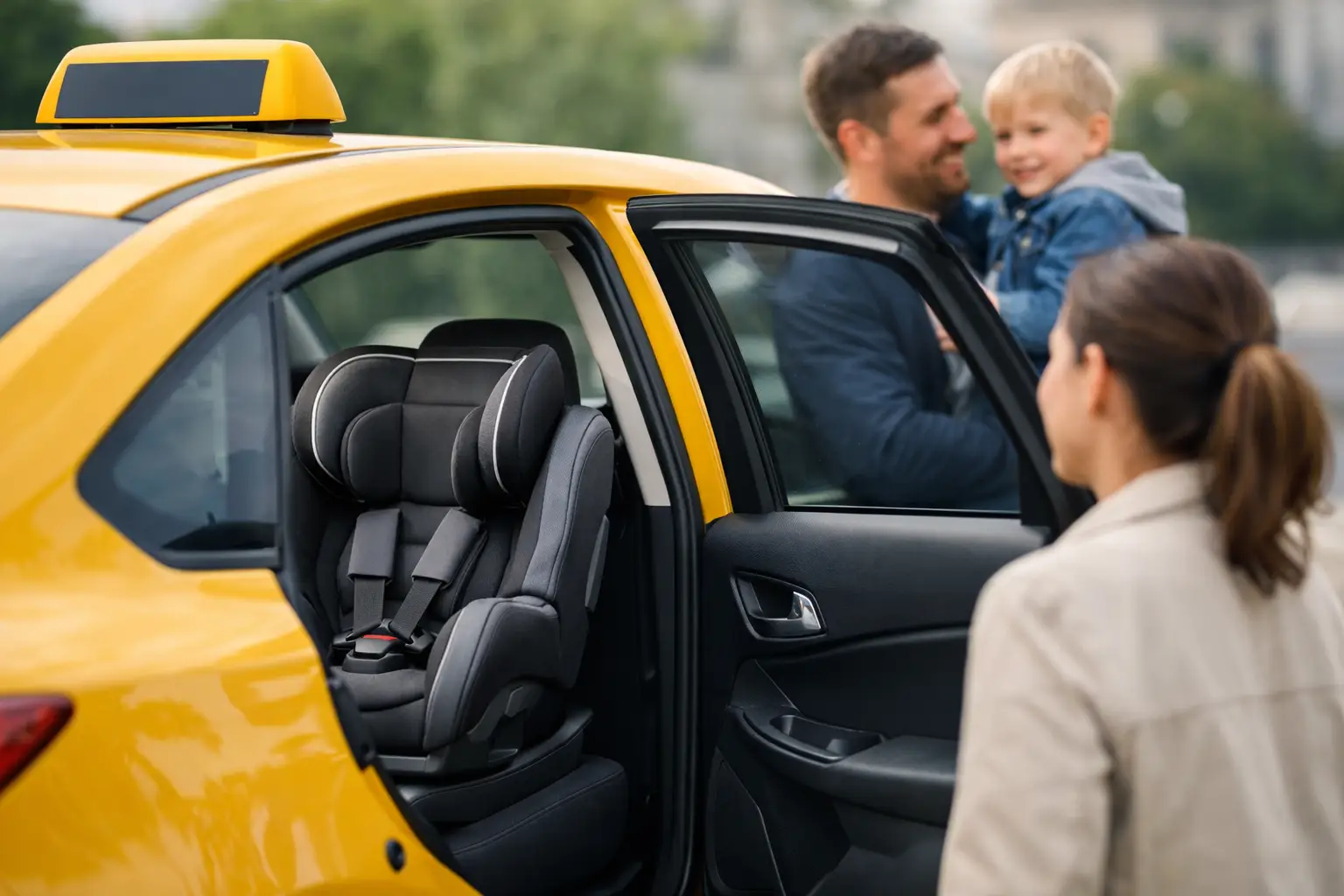 Family Taxi With Child Seat: What to Check