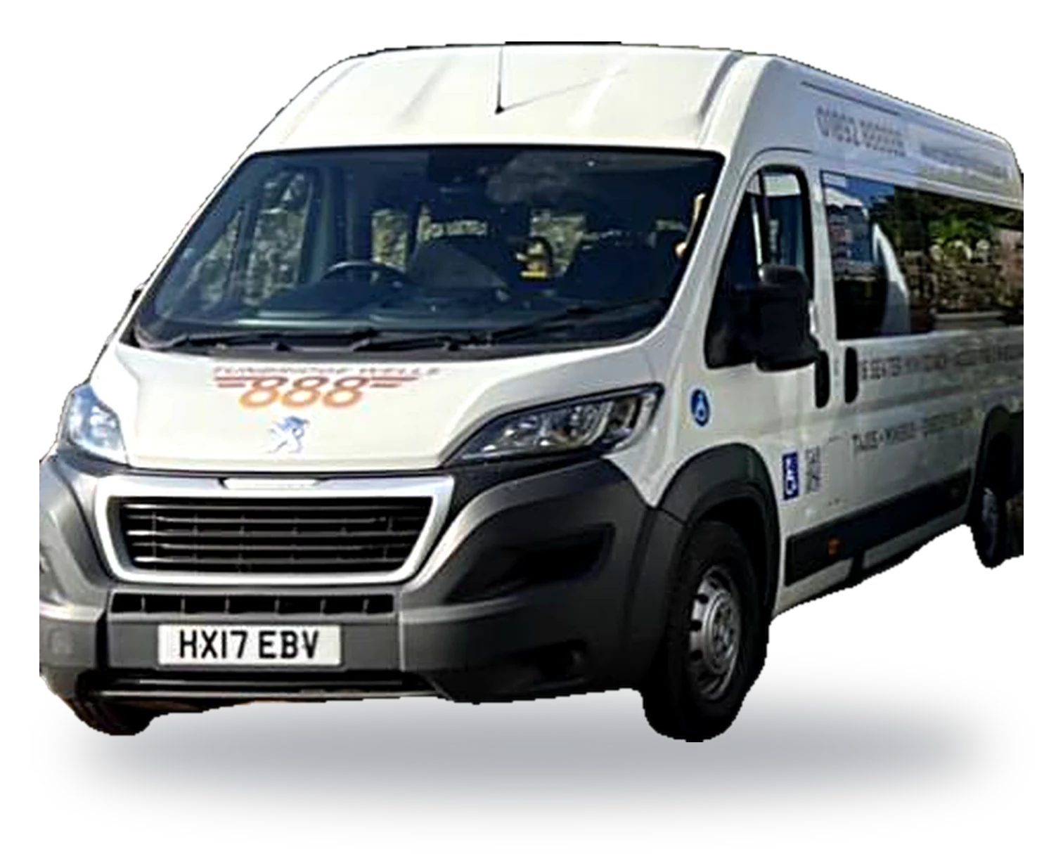 14-seat minibus carrying up to 13 passengers, Tunbridge Wells