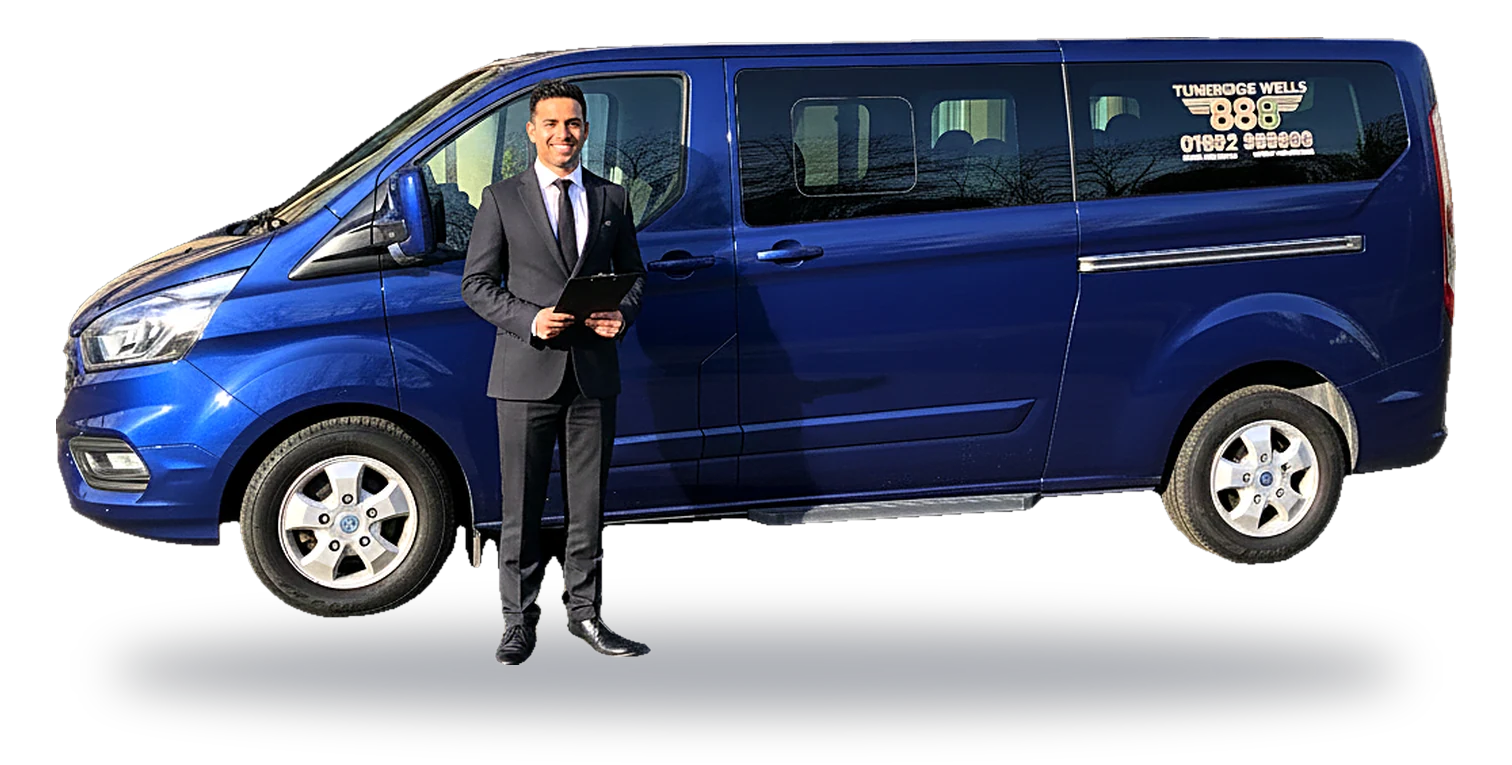 8-seater minibus for Christmas nights out in Tunbridge Wells