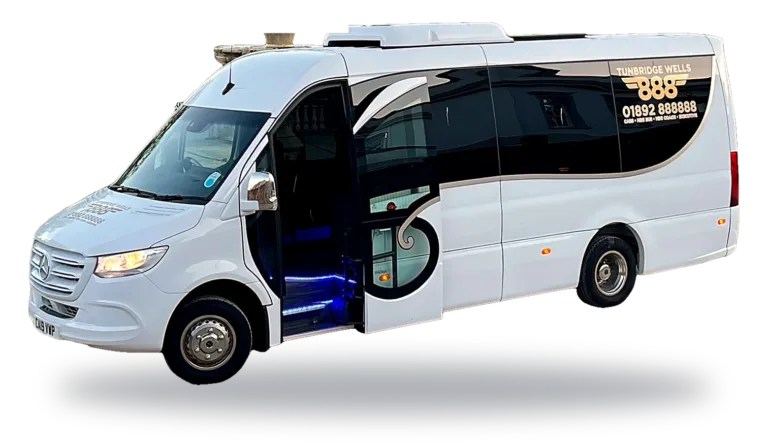 Mercedes Sprinter 16 seater minibus from Tunbridge Wells 888 Taxis