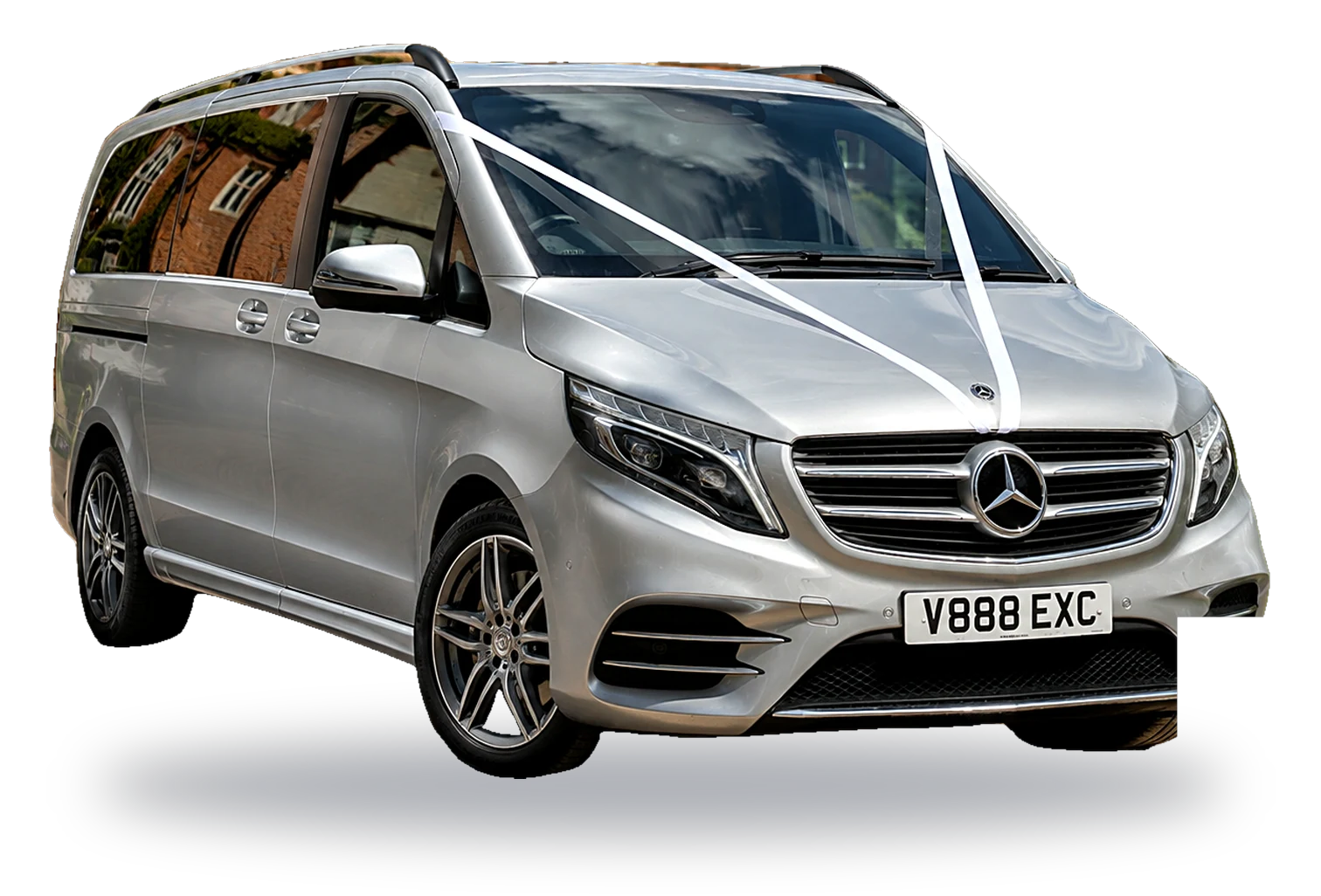 Mercedes V-Class executive people carrier with chauffeur for Christmas travel in Tunbridge Wells
